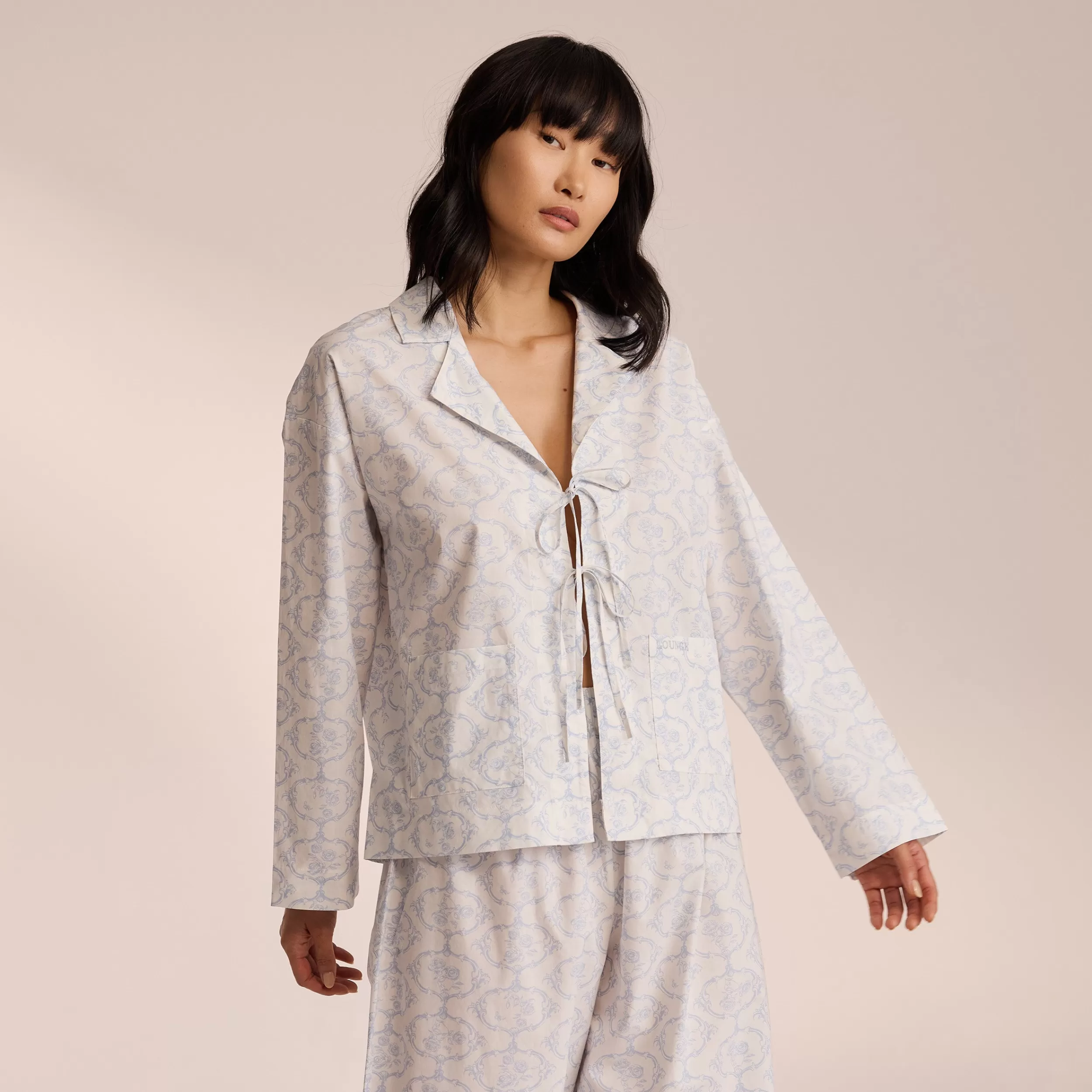 Baumwoll-Pyjamahemd - ^Lounge Best Sale