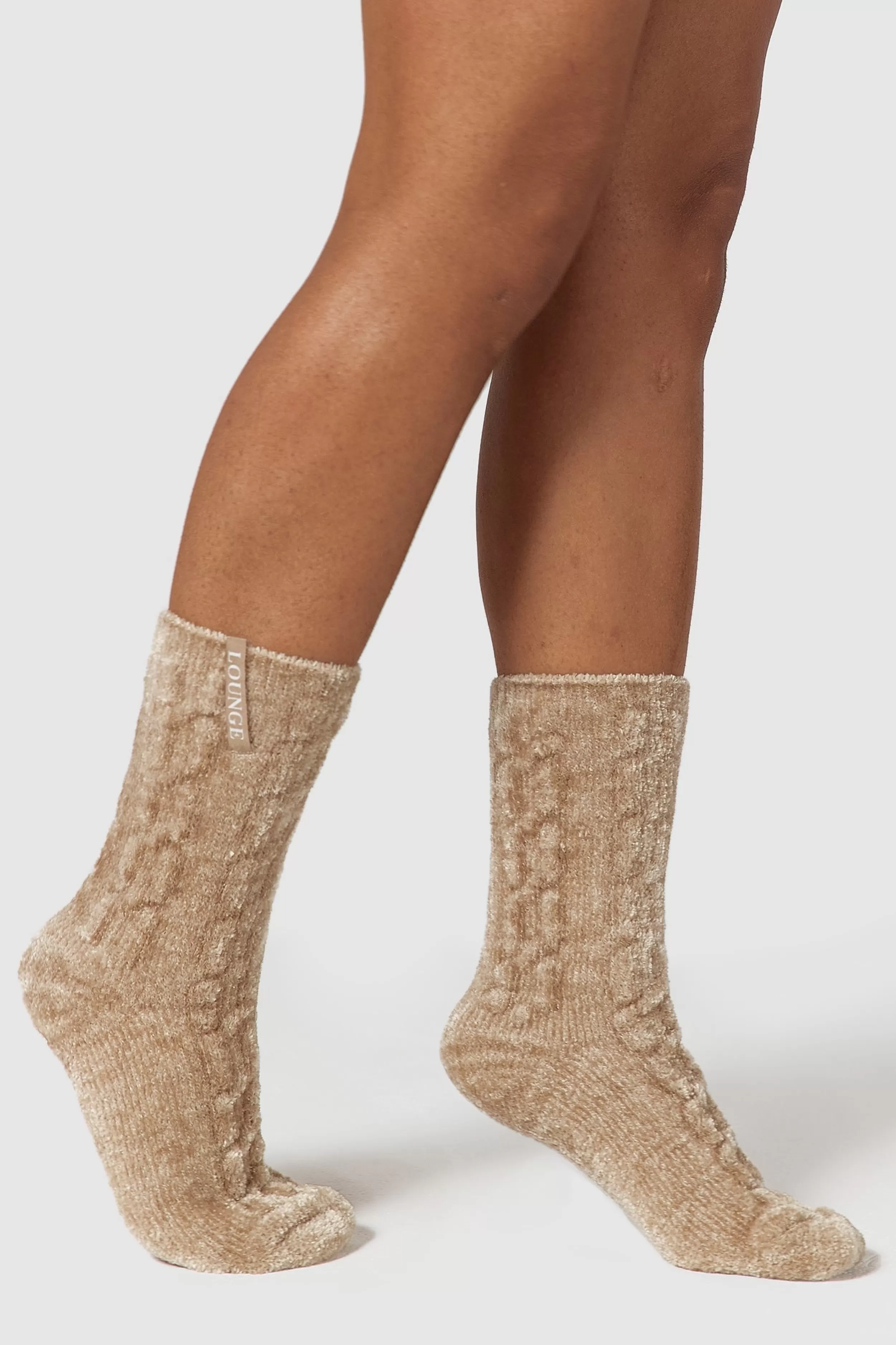 Chenille Gestrickte Socke - ^Lounge Fashion