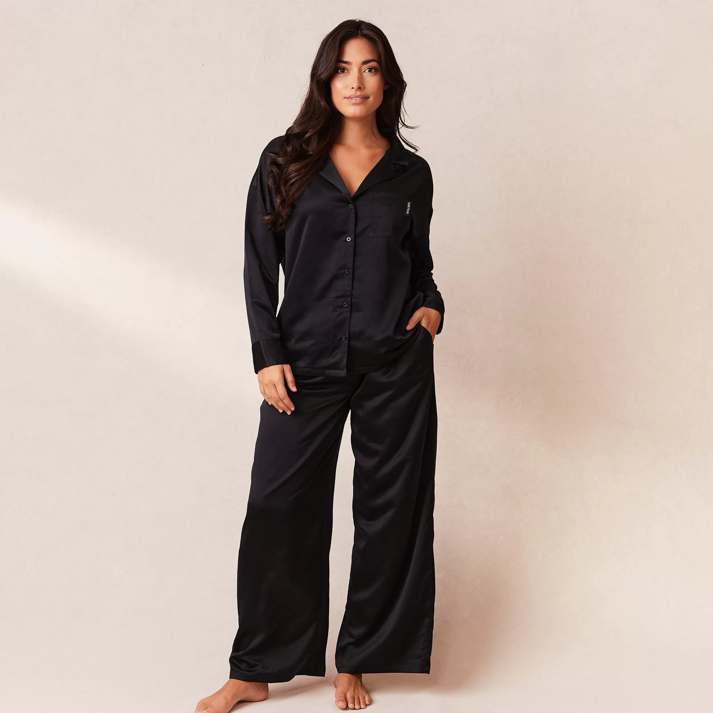 Classic Satin Pyjama Hose - ^Lounge Flash Sale