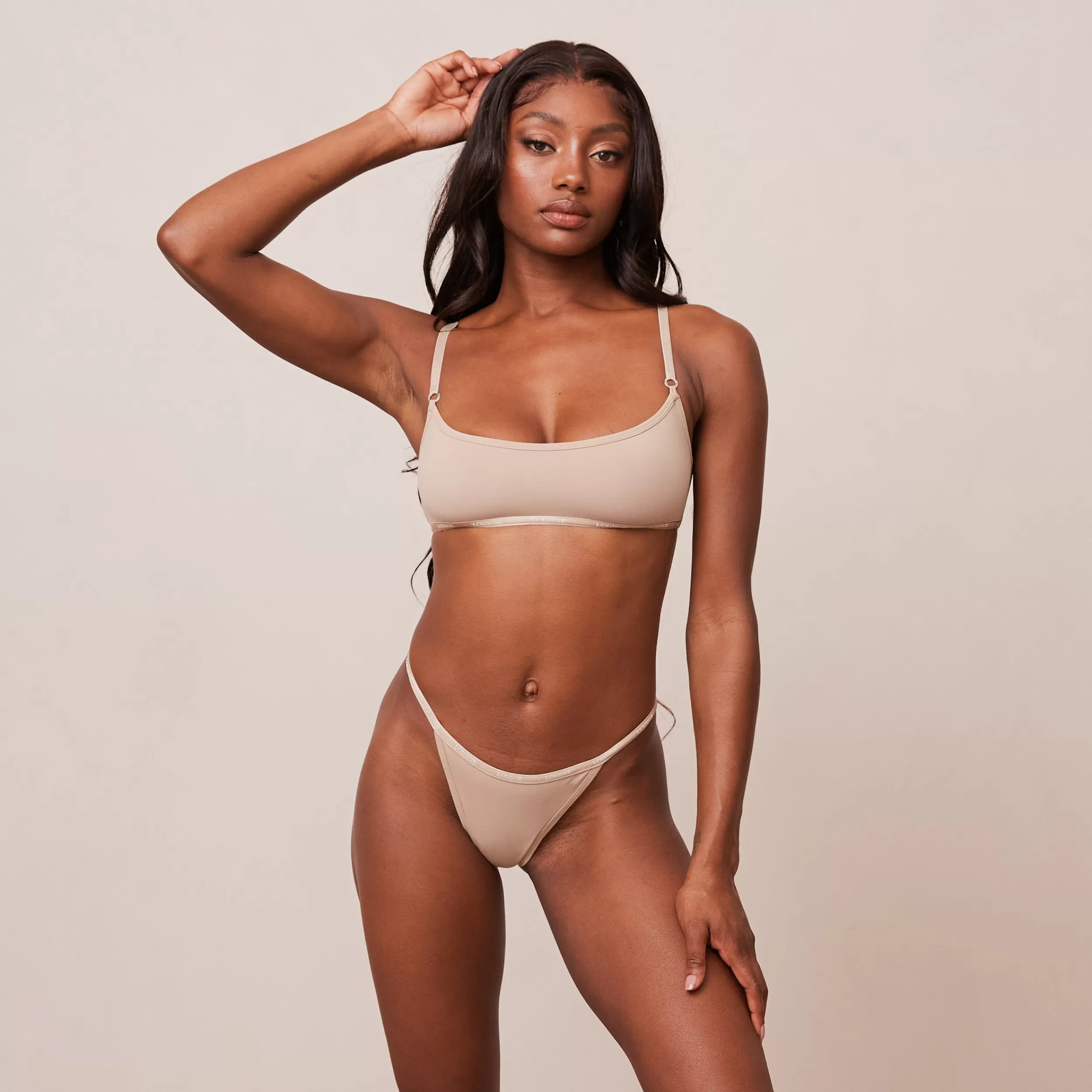 Essential Bralette & String/Slip Set - ^Lounge Shop