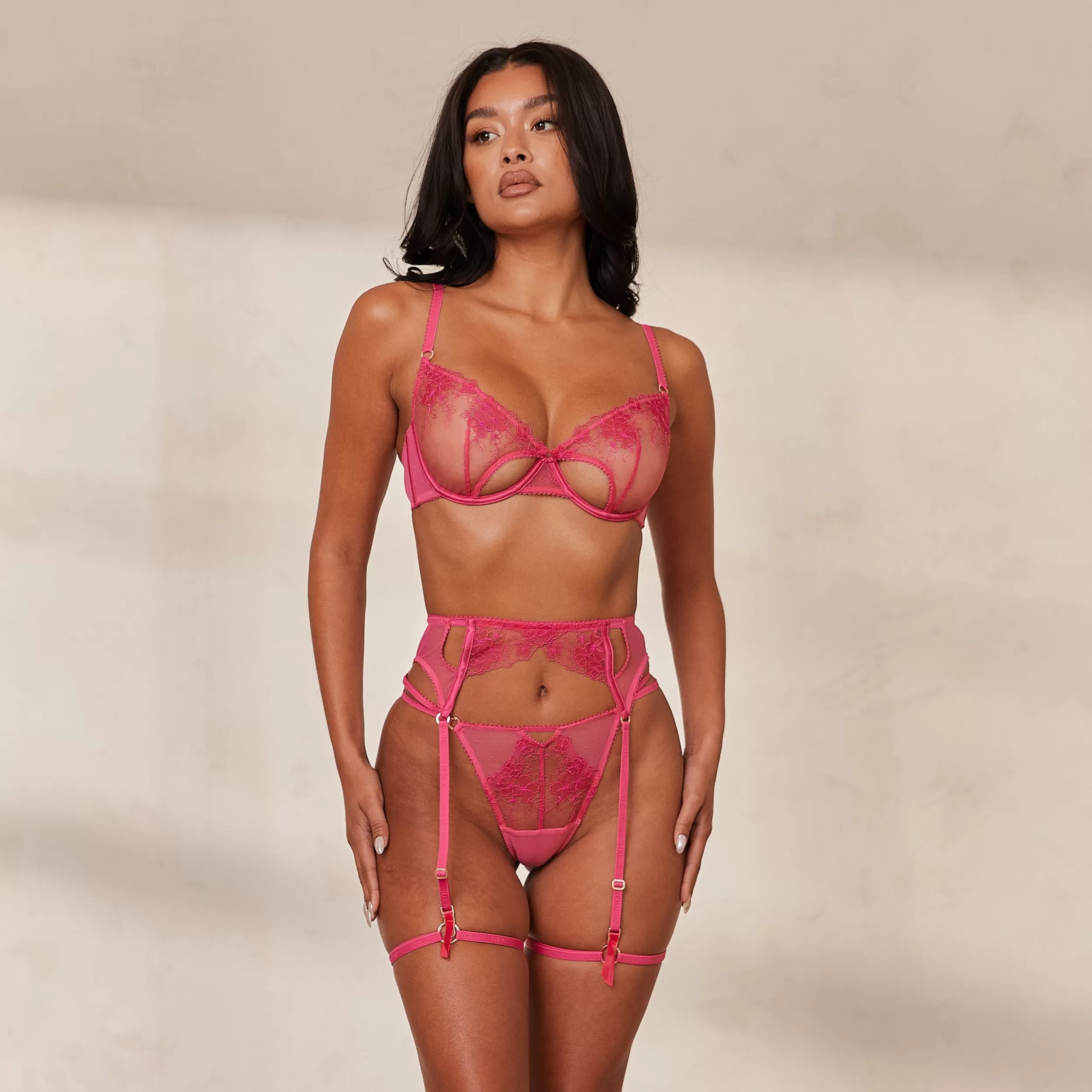 Florence Intimates Set - Heißes Rosa^Lounge New