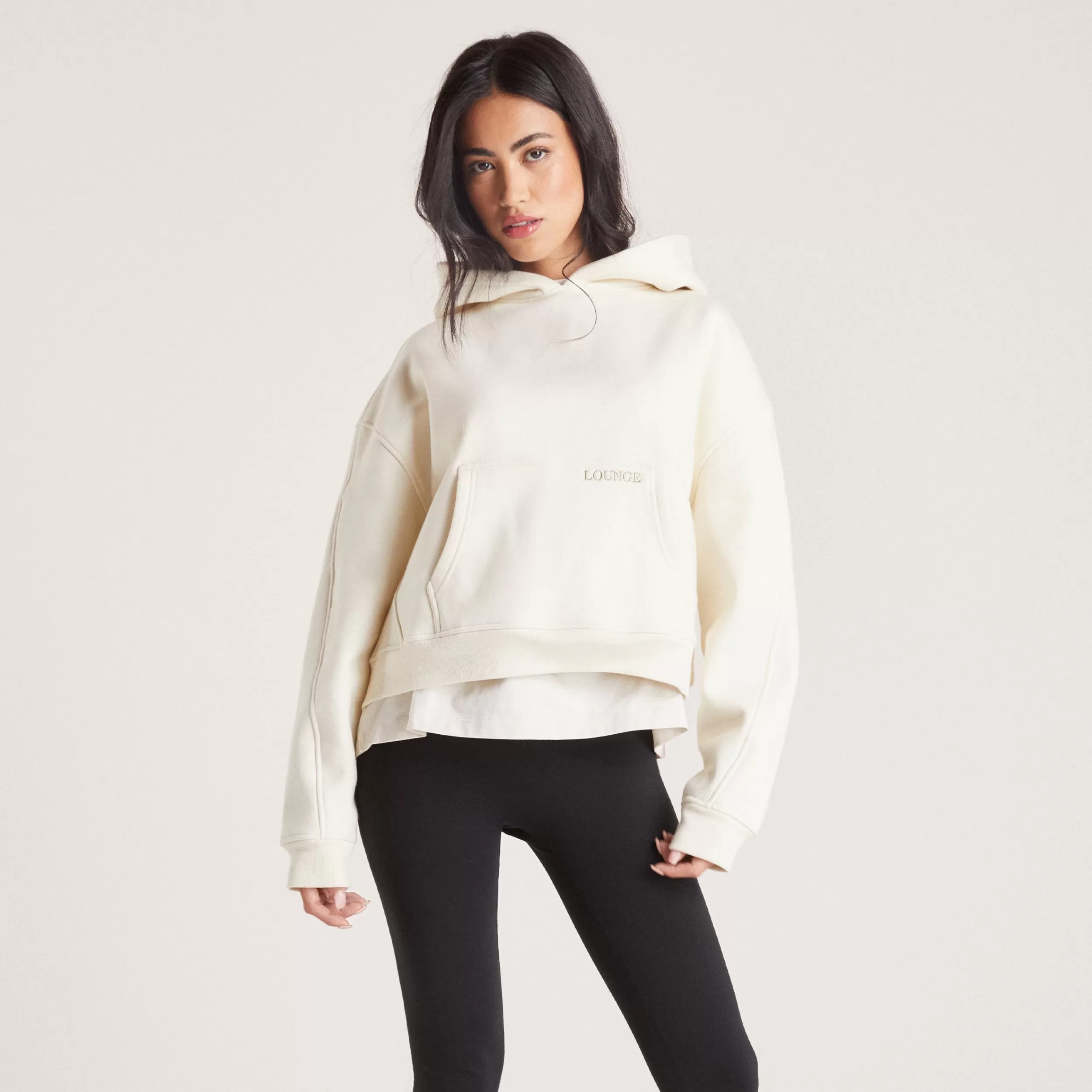 Kastenförmiges Hoodie - ^Lounge Cheap