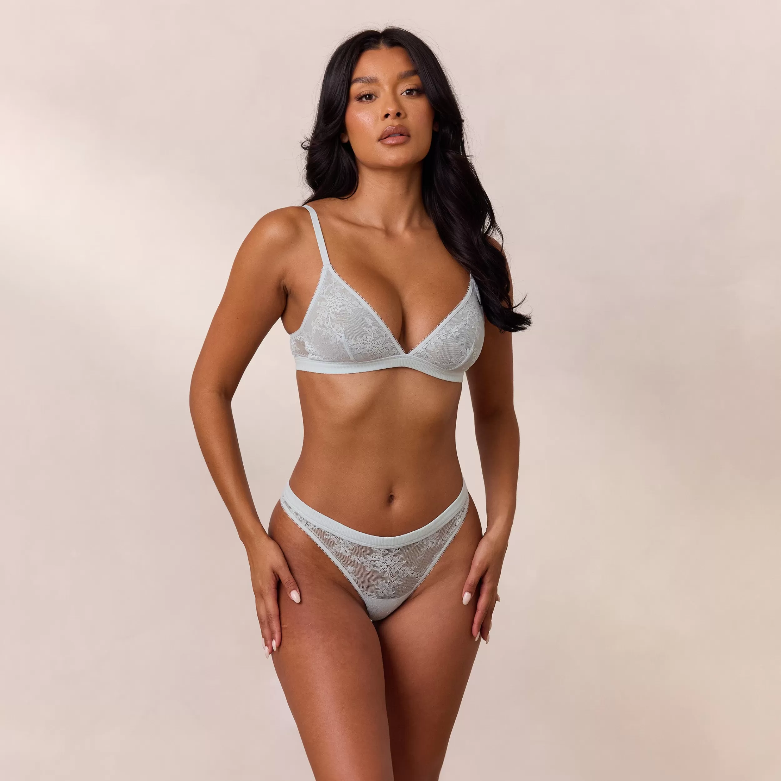 Lace Triangle Bralette - ^Lounge Best