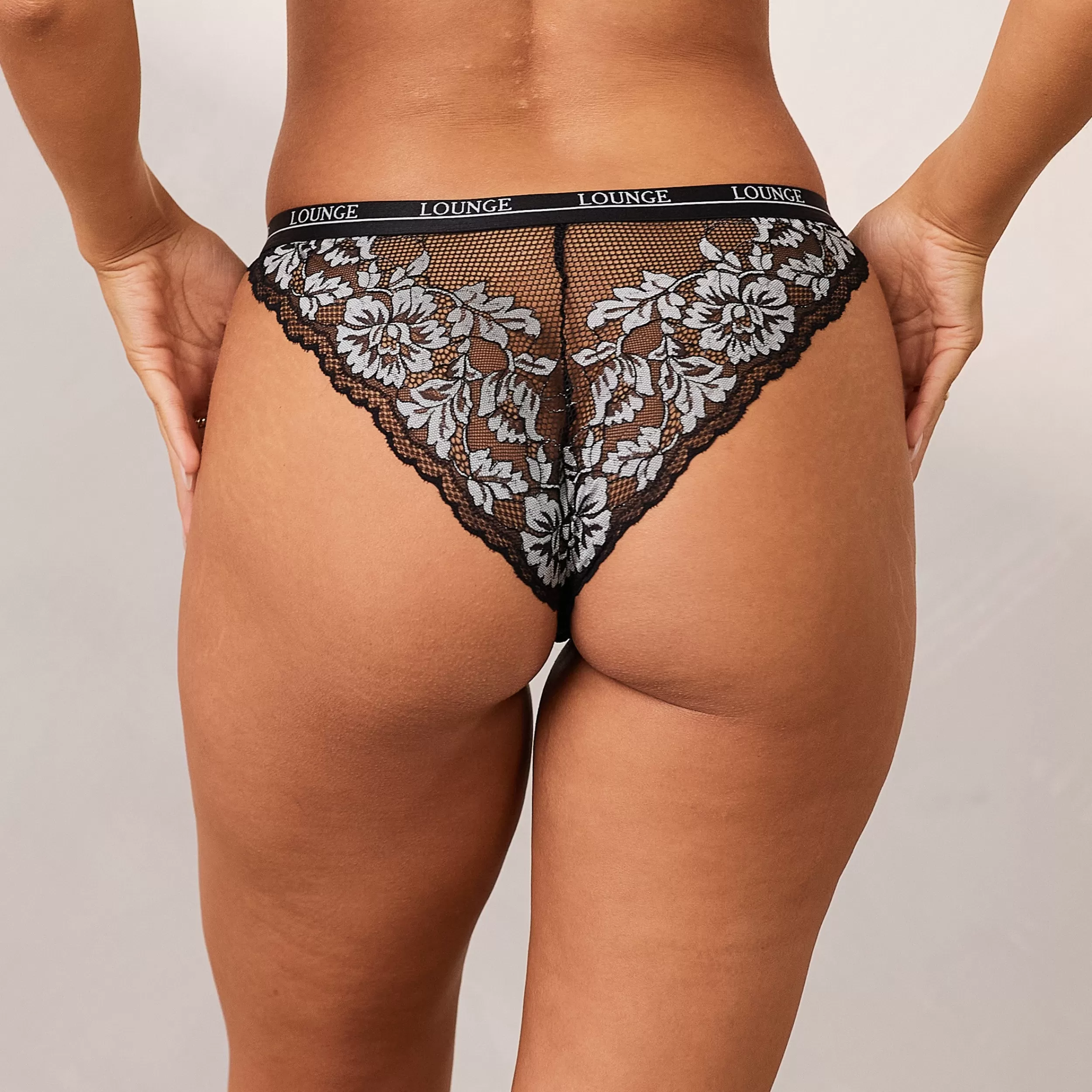Luxe Slip - Schwarz & Weiß^Lounge Clearance