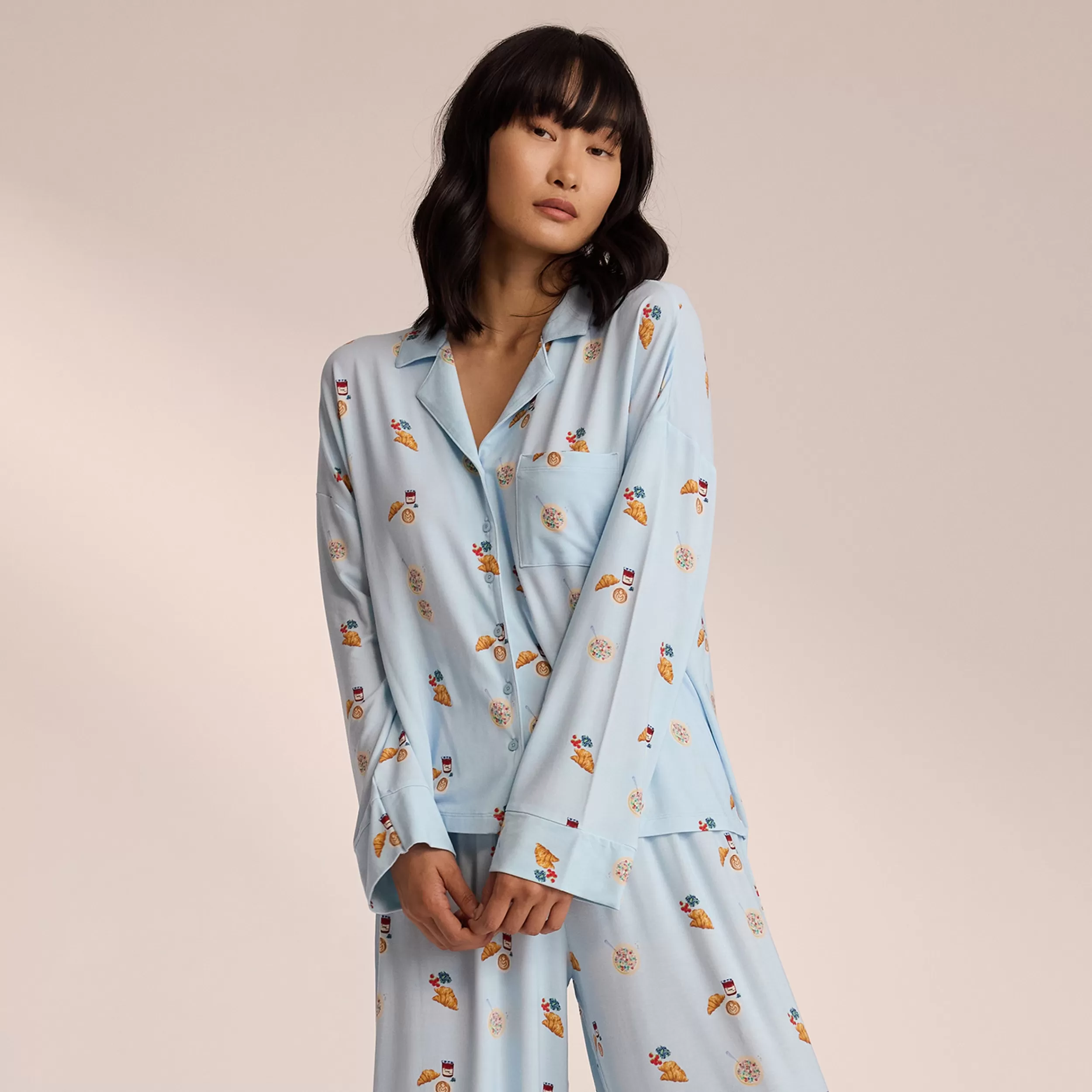 Modal Pyjamahemd - ^Lounge Cheap