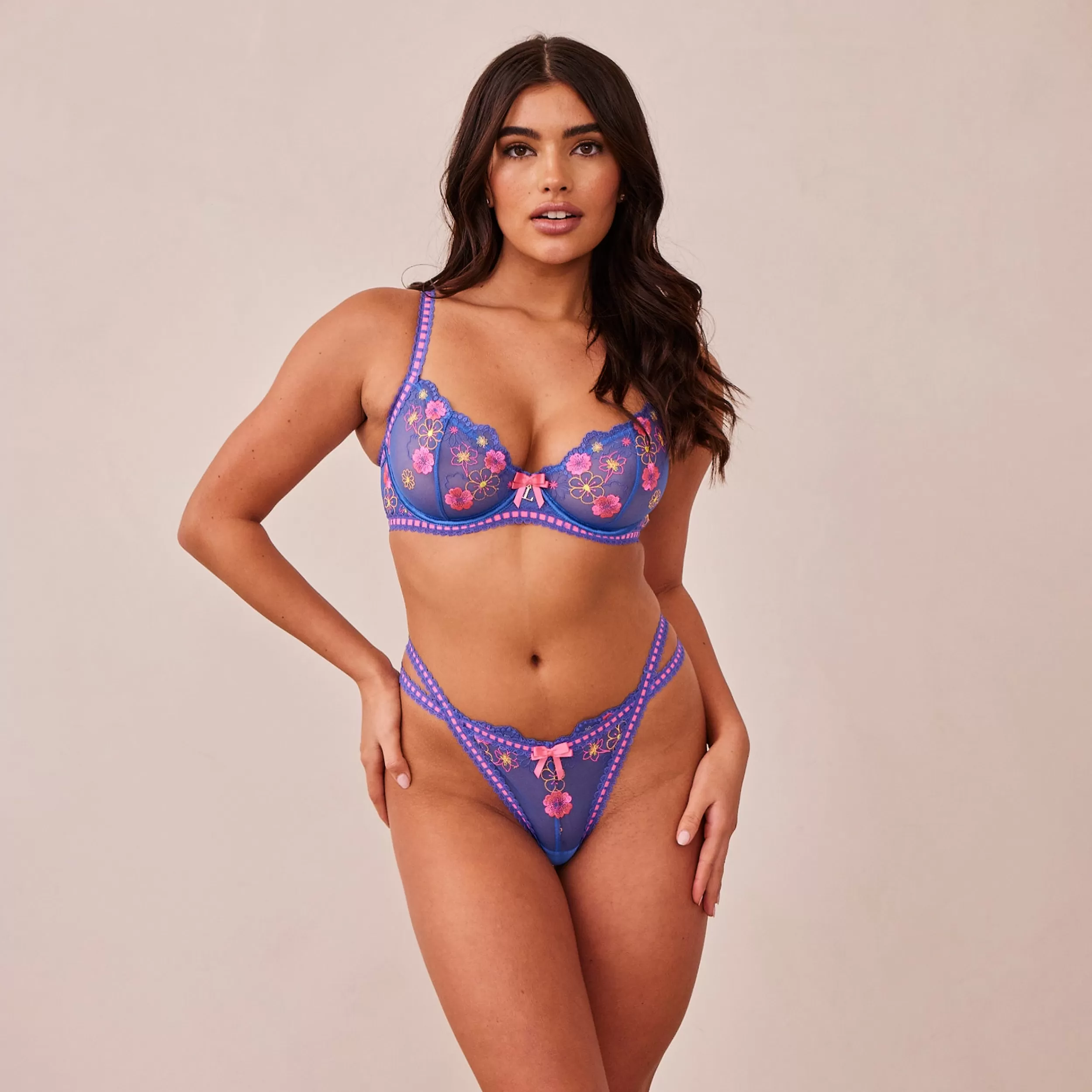 Neon Balcony BH und String Set - ^Lounge Flash Sale