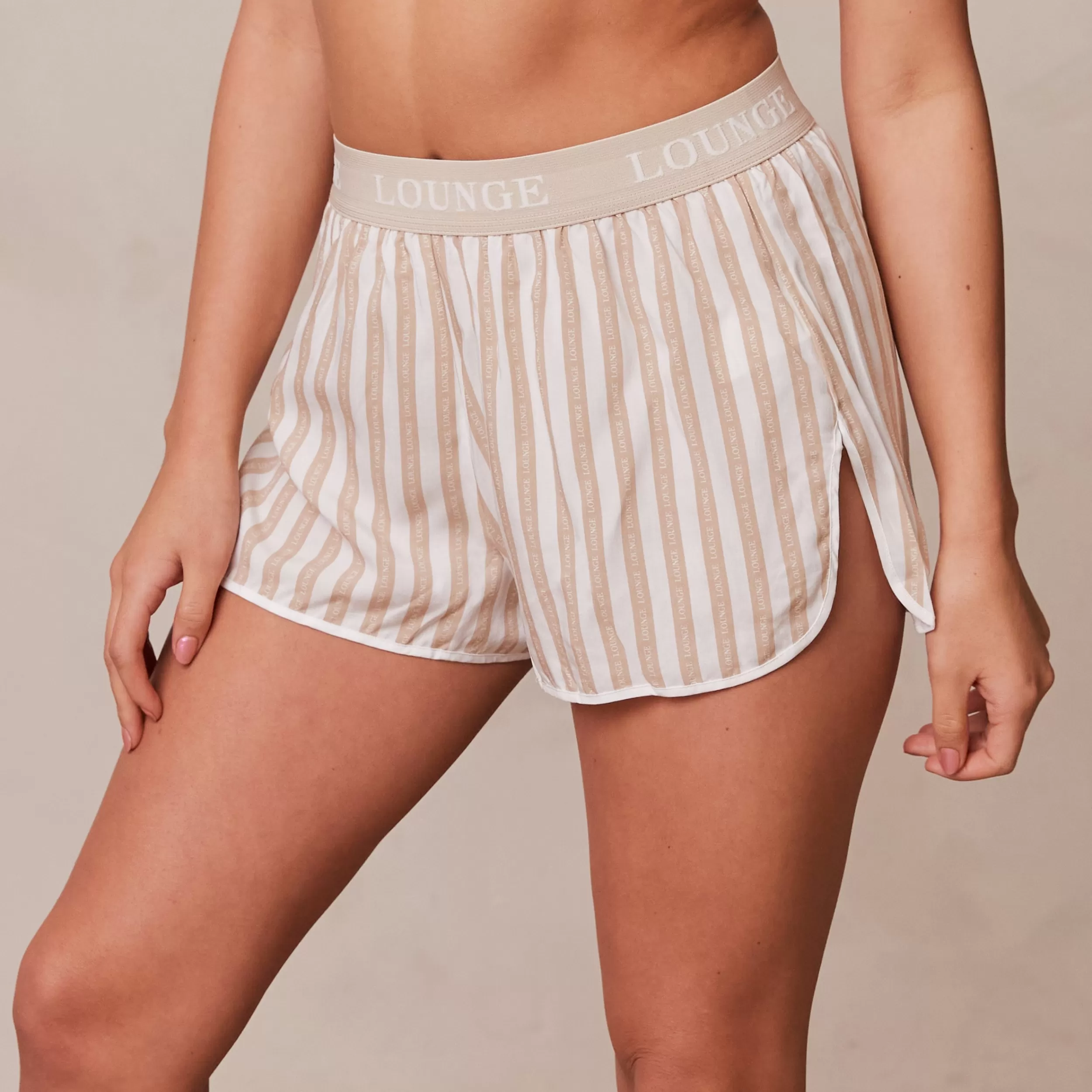 Pinstripe Schlafanzug Kurze Hose - ^Lounge Online