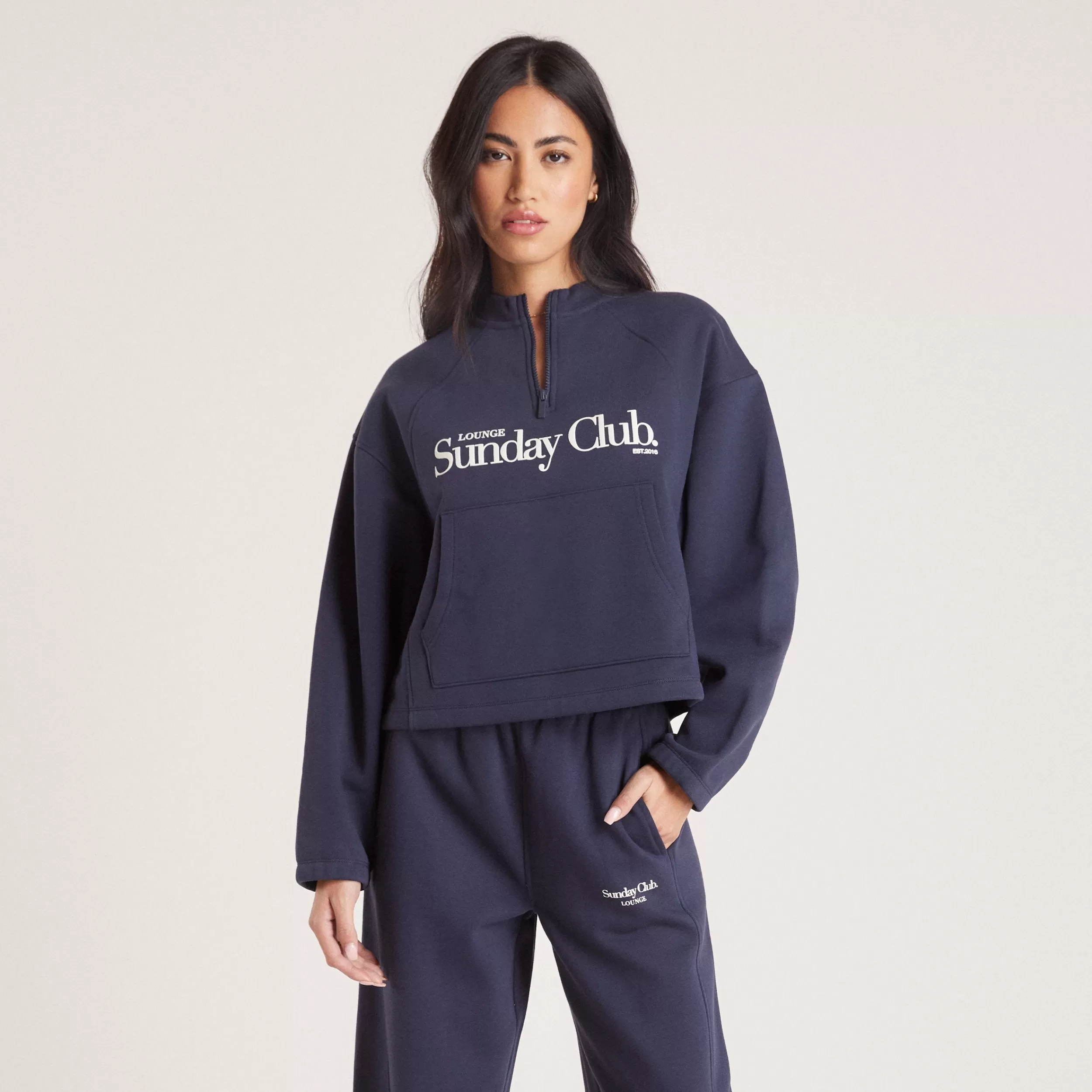 Pullover mit Viertel-Zip - ^Lounge Store