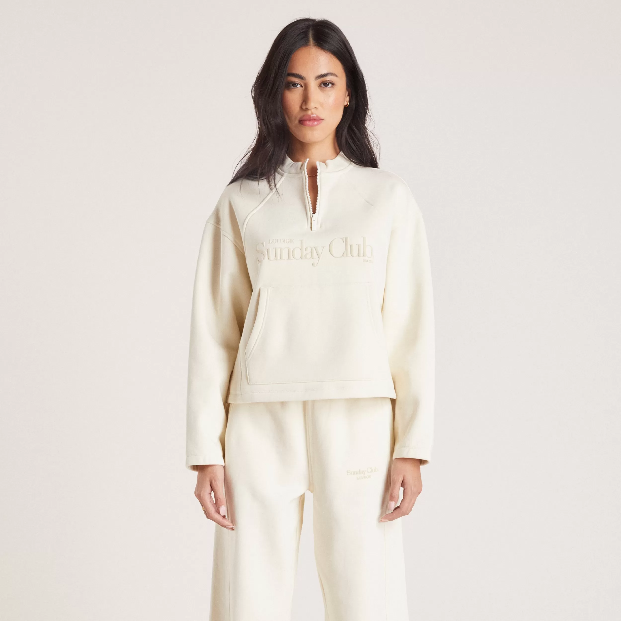 Pullover mit Viertel-Zip - ^Lounge Clearance