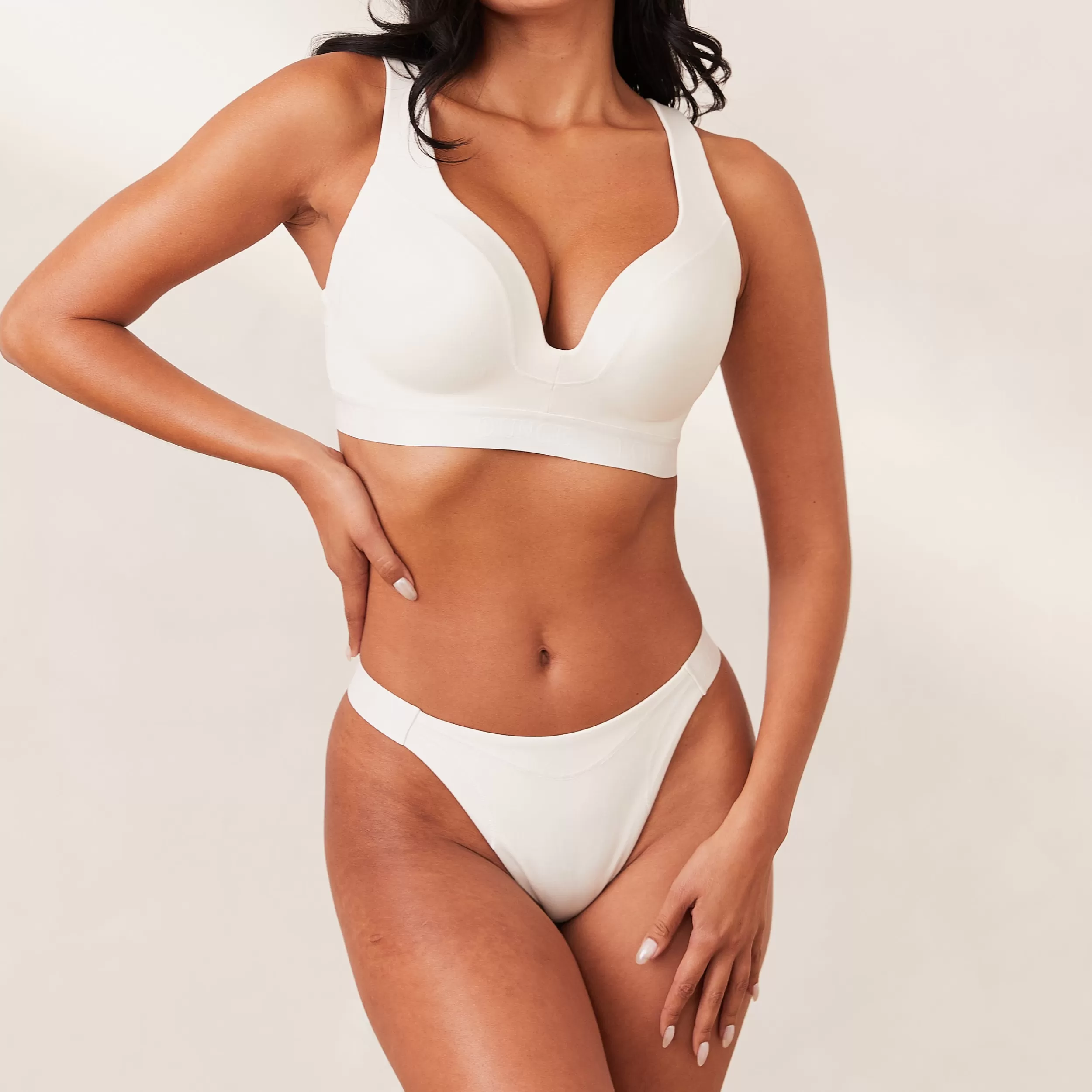 Ribbed Mindful BH und String/Slip Set - ^Lounge Flash Sale