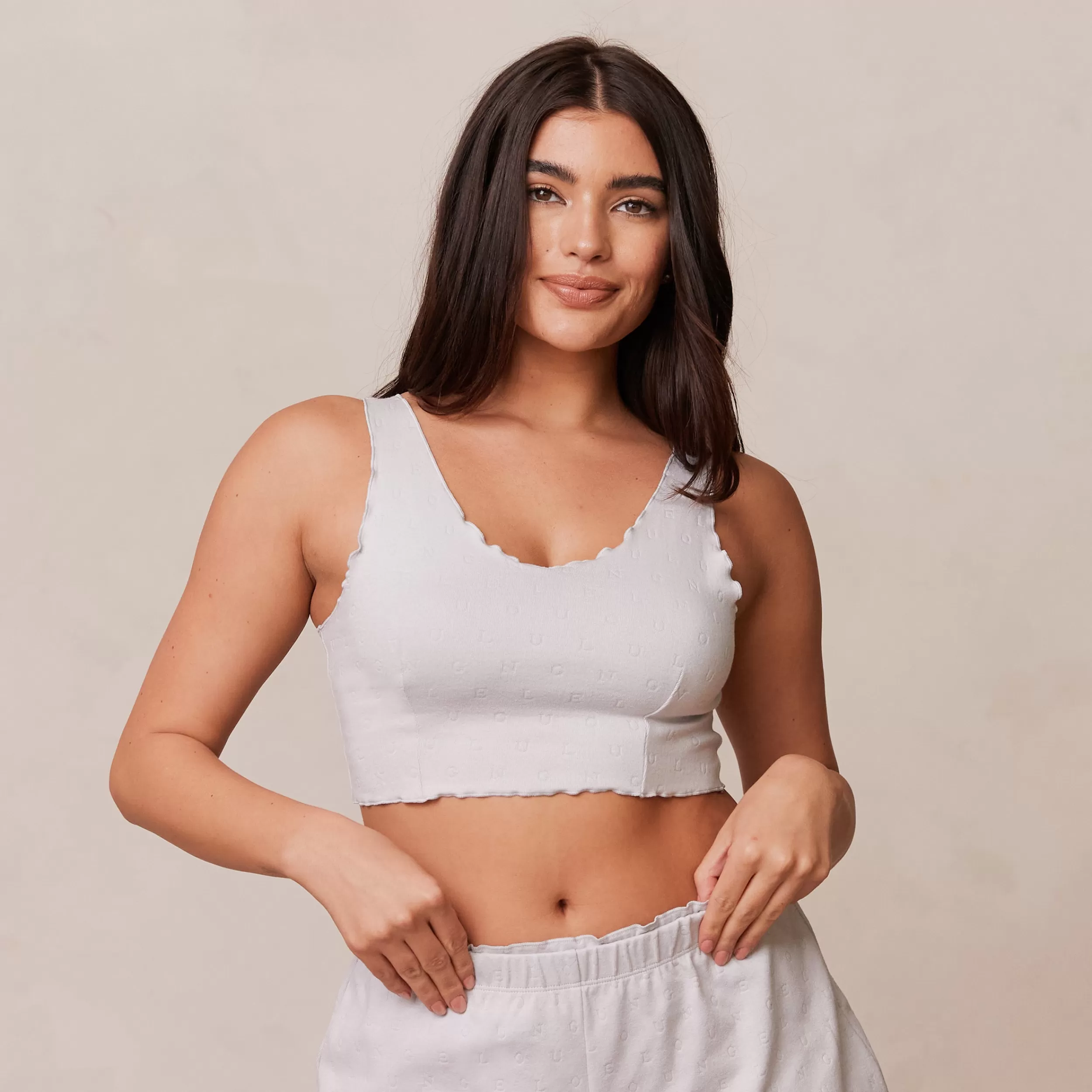 Ruffle Schlafanzug Oberteil - ^Lounge Cheap