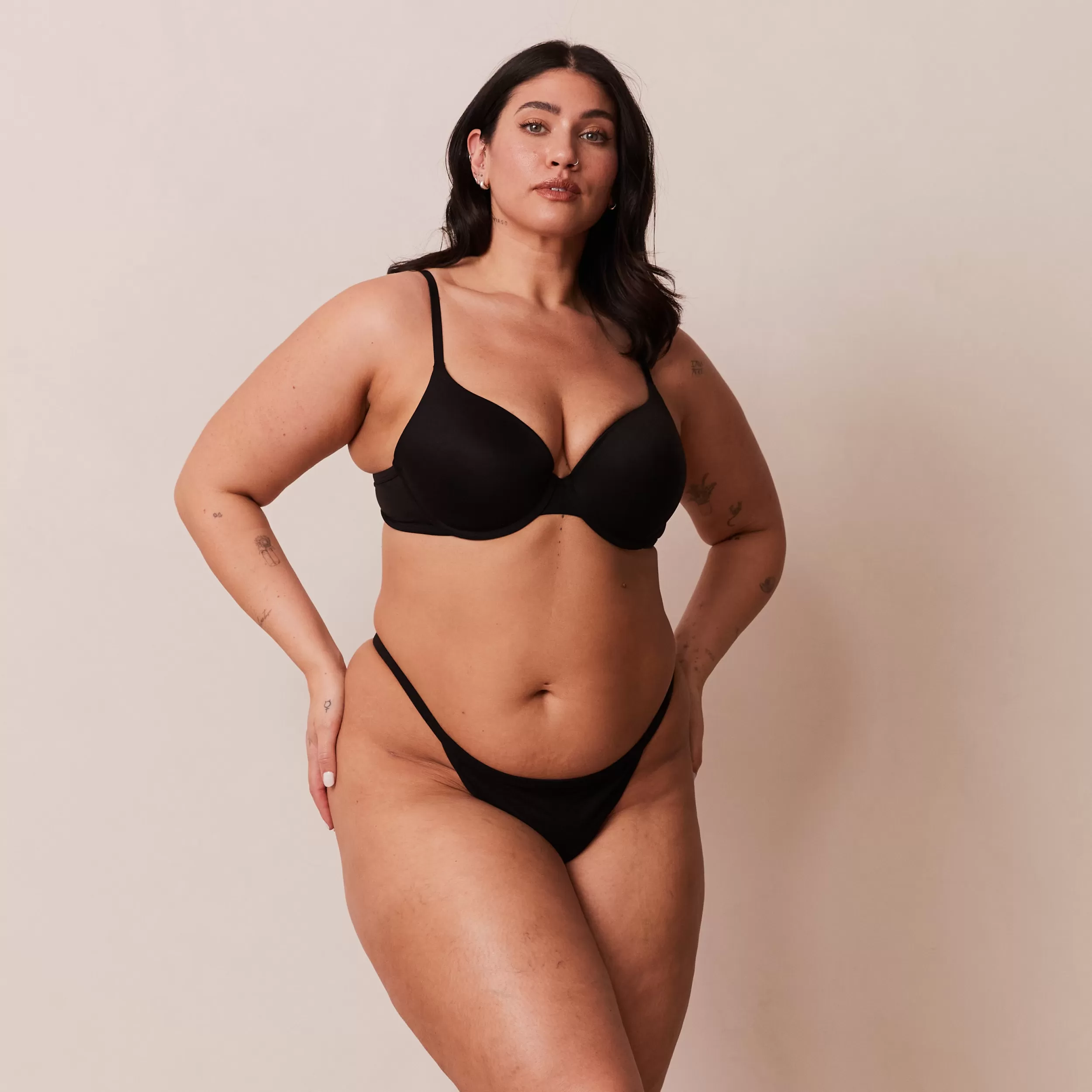 Sculpt Push-Up T-shirt BH und G-string/Slip Set - ^Lounge Best