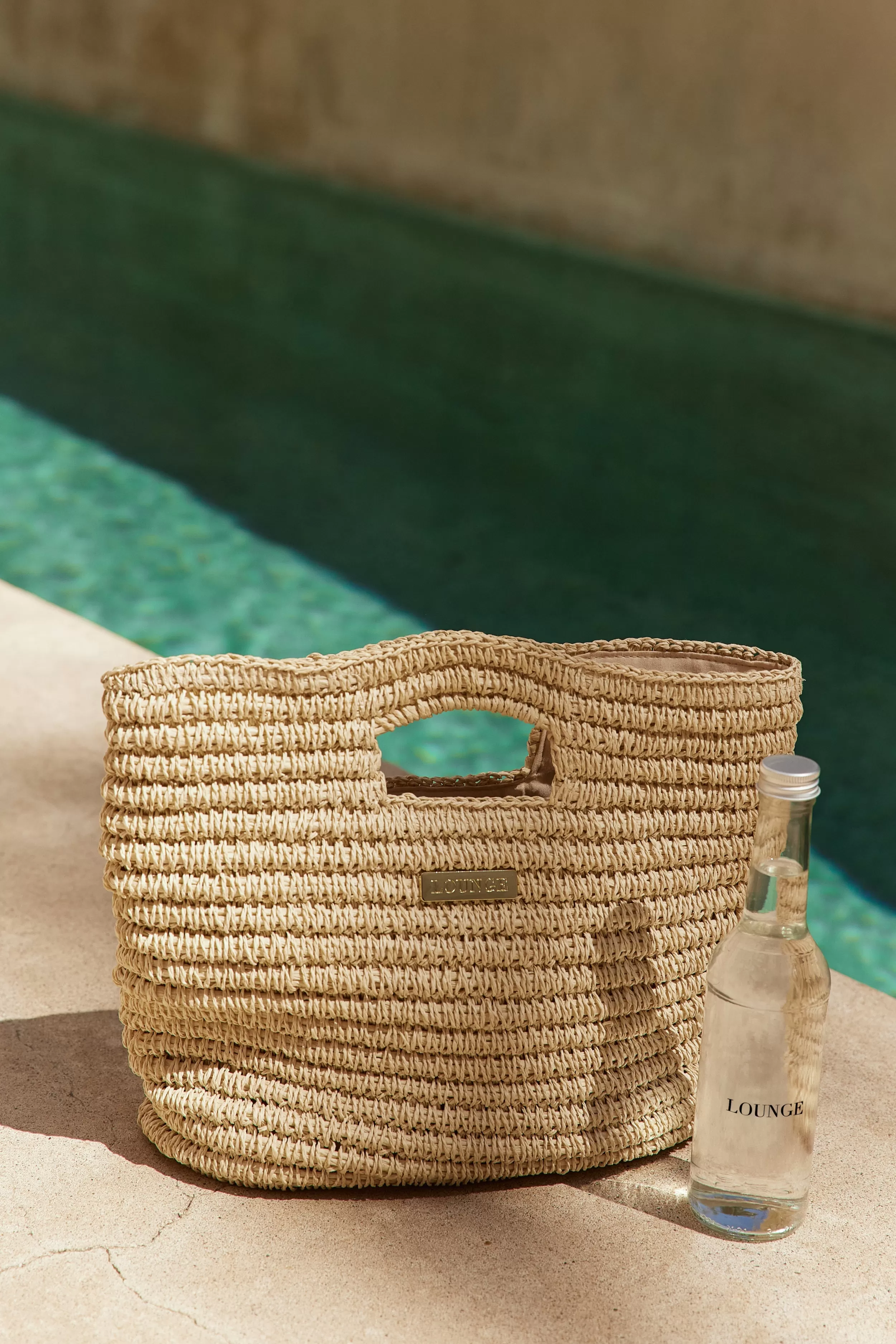 Stroh-Strandtasche - ^Lounge Cheap